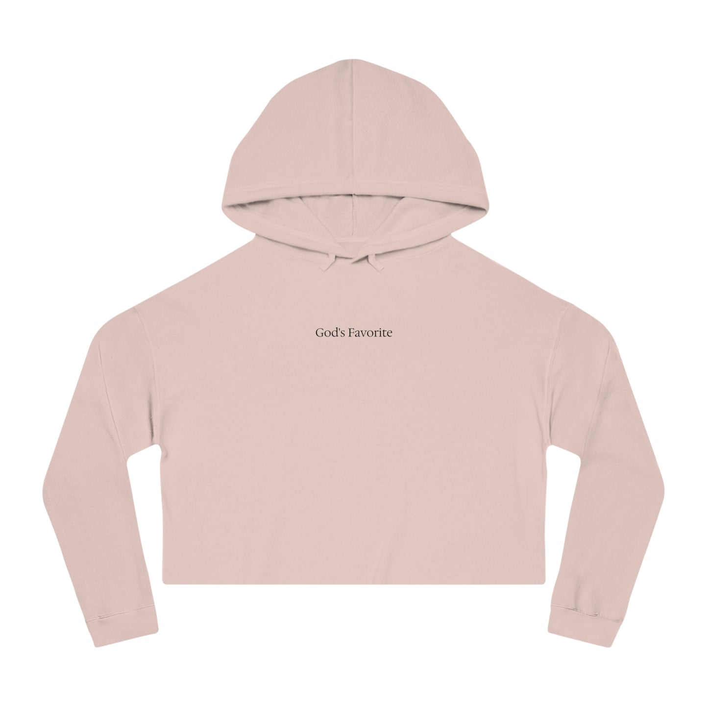 "God's Favorite" - Cropped Hooded Sweatshirt