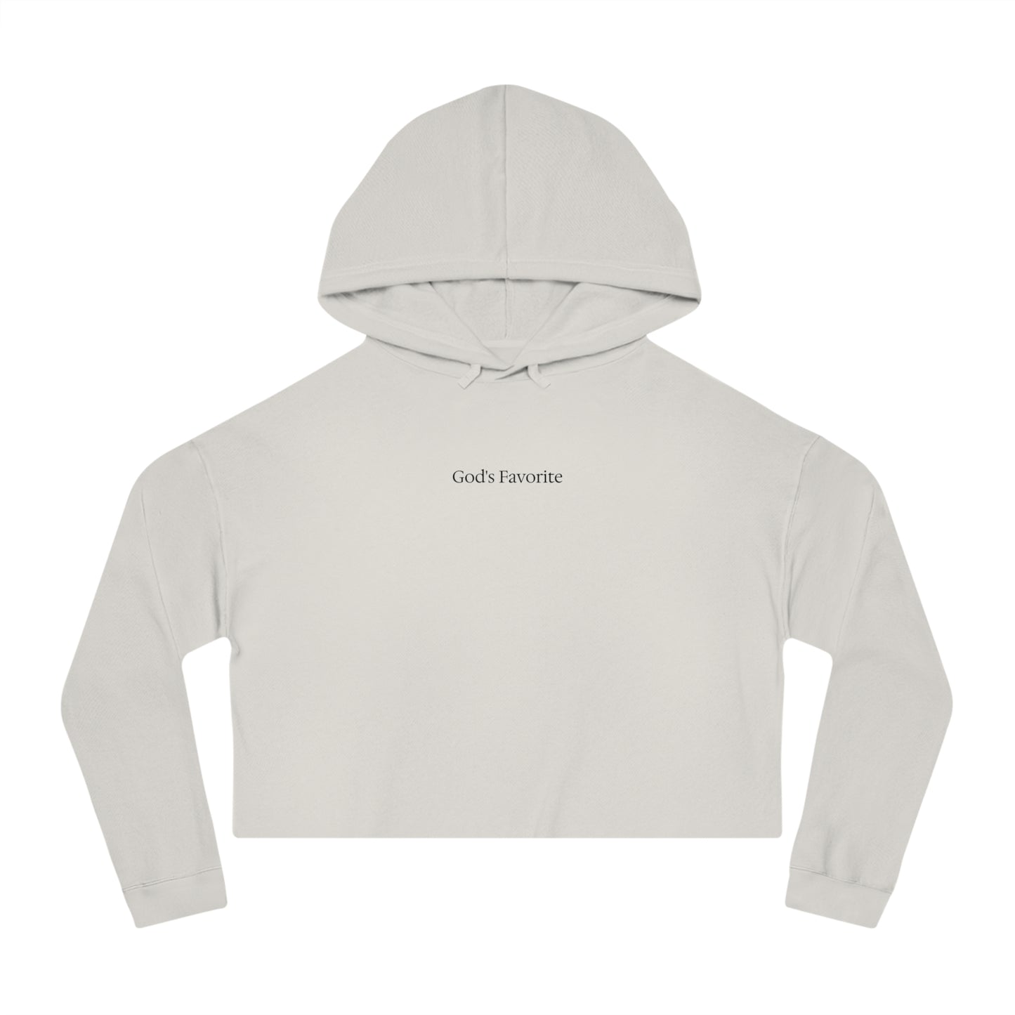 "God's Favorite" - Cropped Hooded Sweatshirt