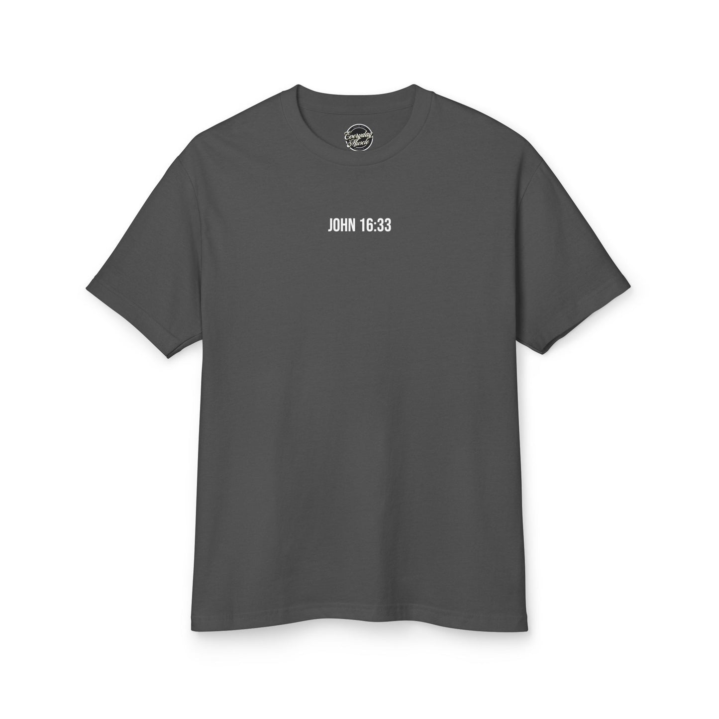 "Christ Over Chaos" - Unisex Heavyweight Cotton Tee