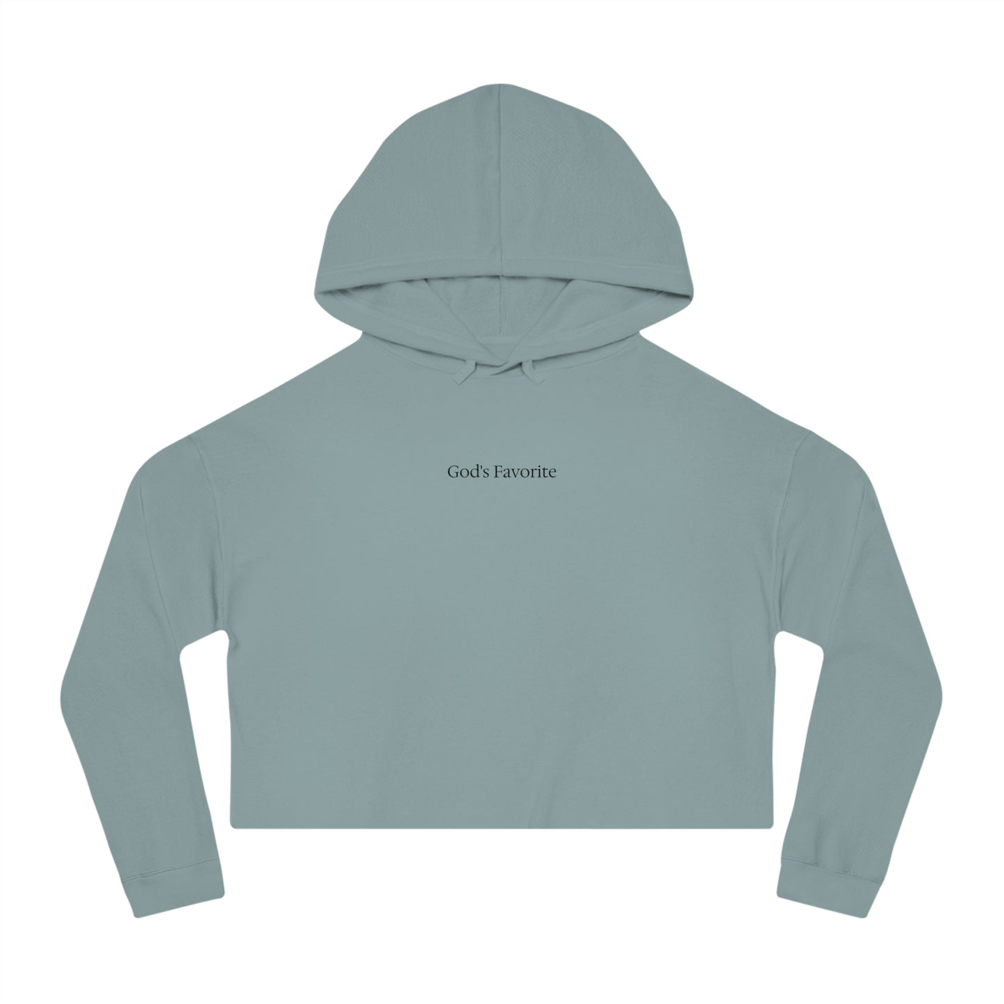 "God's Favorite" - Cropped Hooded Sweatshirt