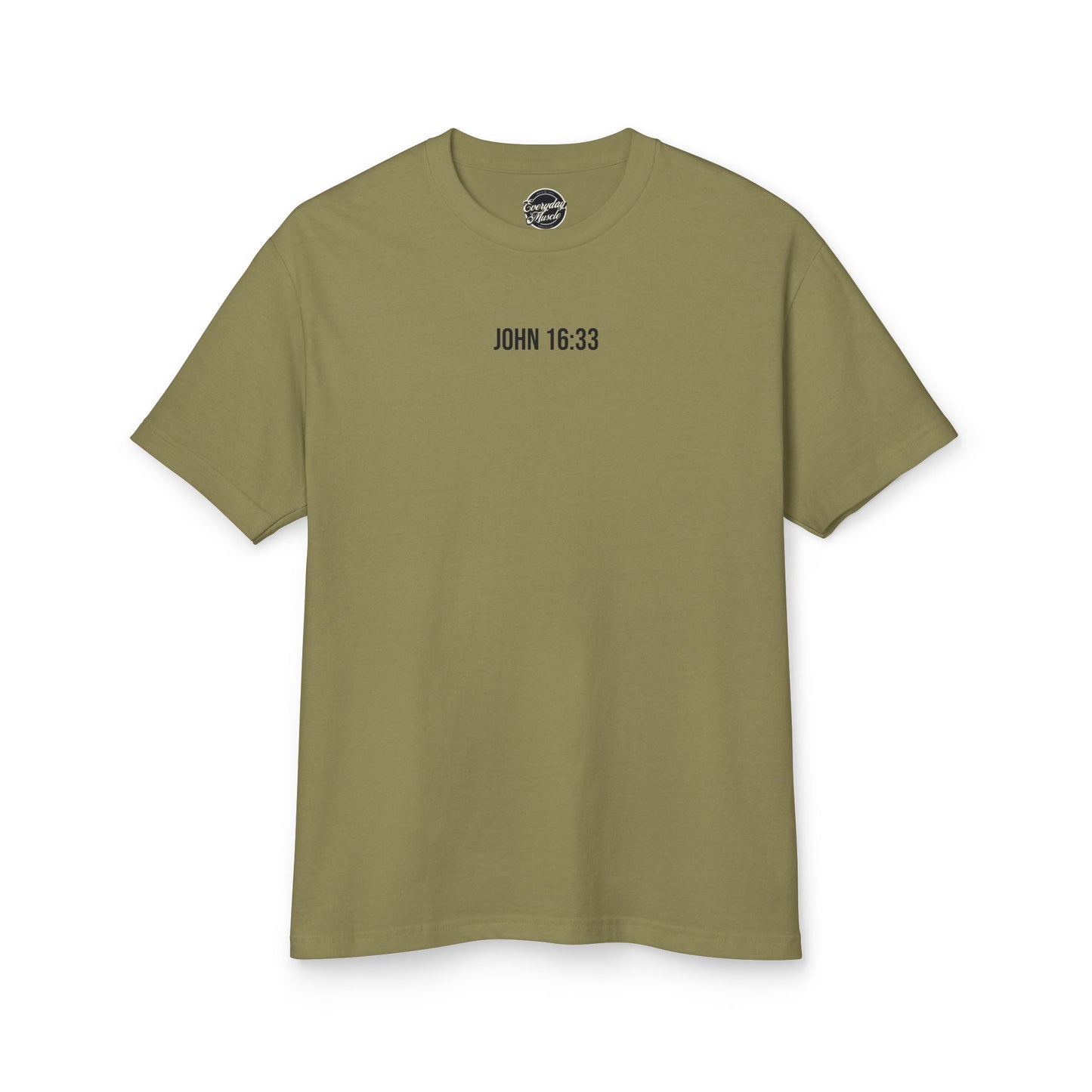 "Christ Over Chaos" - Unisex Heavyweight Cotton Tee